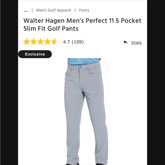 Walter Hagen Men’s golf pants - Picture 5 of 5